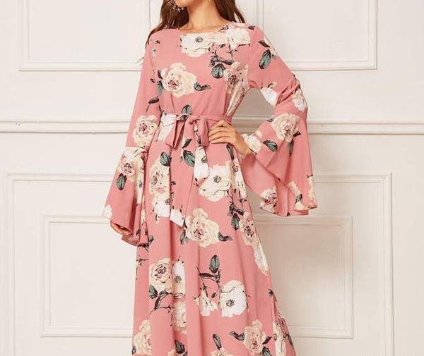 عکس لباس گلدار دخترانه