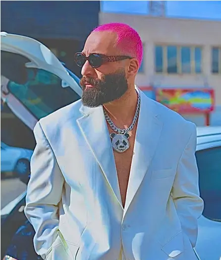عکس حمید صفت بدون ریش