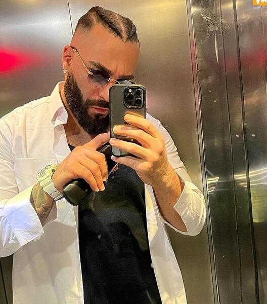عکس حمید صفت بدون ریش