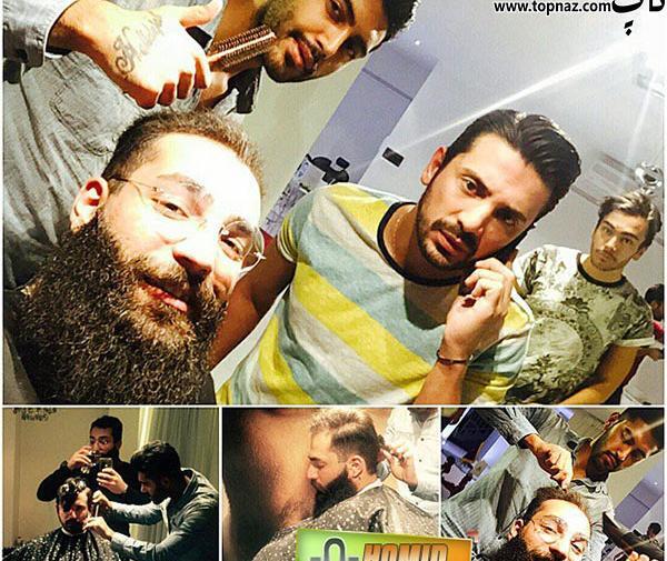 عکس حمید صفت بدون ریش