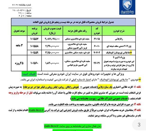عکس مدل های ثبت نامی ایران خودرو