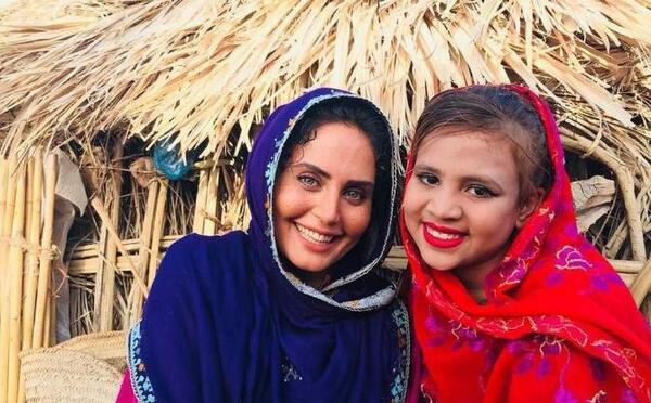 عکس دختر بلوچ با چادر