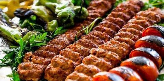 عکس تزیین چلو کباب