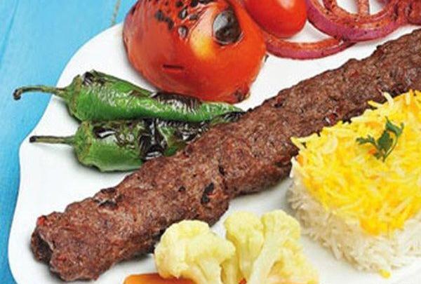 عکس تزیین چلو کباب