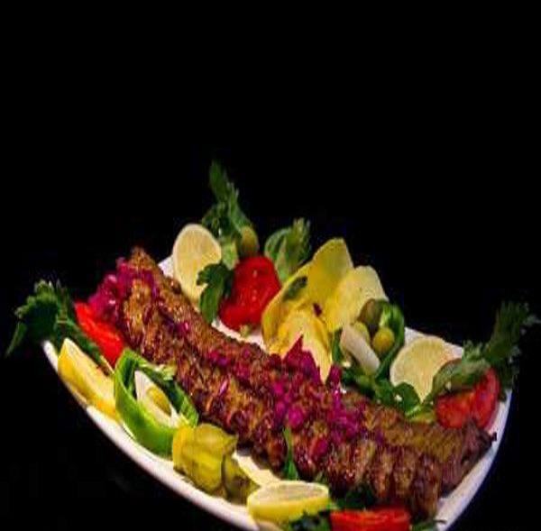 عکس تزیین چلو کباب