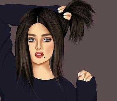 عکس های دخترانه برای پروفایل نقاشی