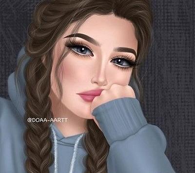 عکس های دخترانه برای پروفایل نقاشی