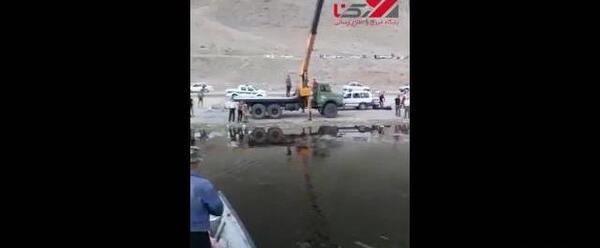 عکس زن غرق شده در تالاب چغاخور