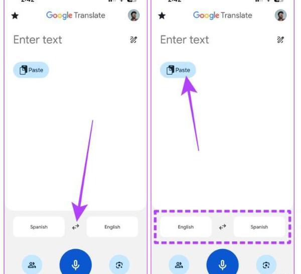 گوگل ترنسلیت با عکس برای ایفون