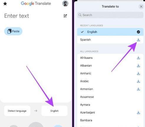 گوگل ترنسلیت با عکس برای ایفون