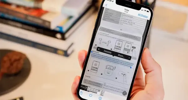 گوگل ترنسلیت با عکس برای ایفون
