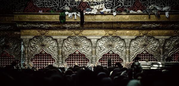 عکس درب ضریح امام حسین