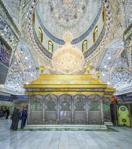 عکس درب ضریح امام حسین