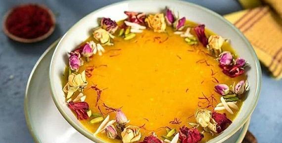 عکس تزیین حلوا و شله زرد
