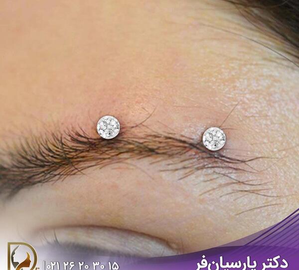 عکس پیرسینگ ابرو پسرانه