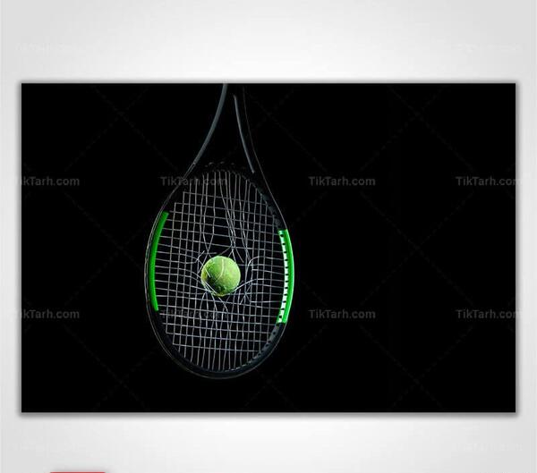 عکس زمین تنیس از بالا