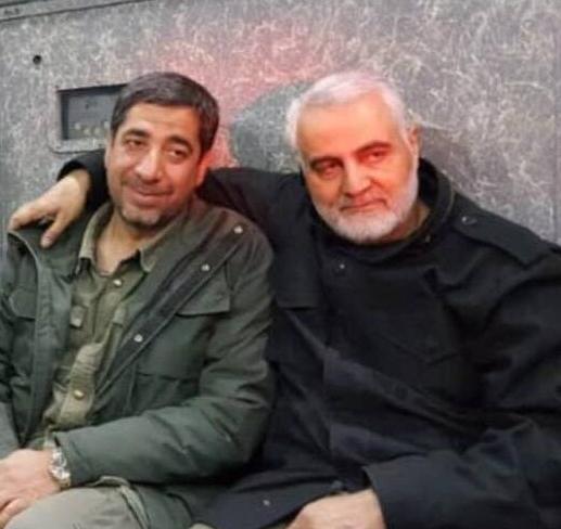 عکس دست قاسم سلیمانی بعد از شهادت