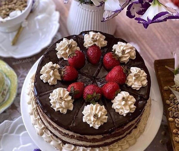 عکس کیک عاشقانه