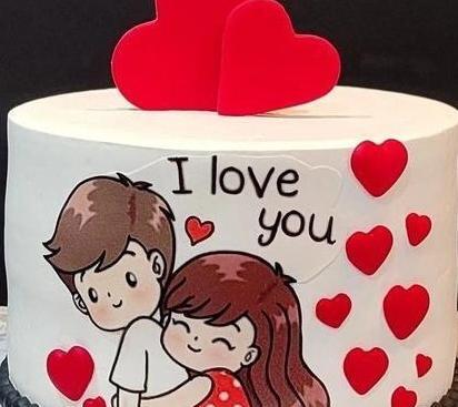 عکس کیک عاشقانه