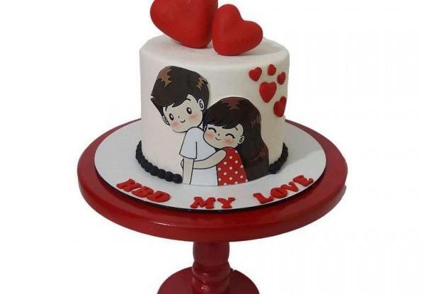عکس کیک عاشقانه