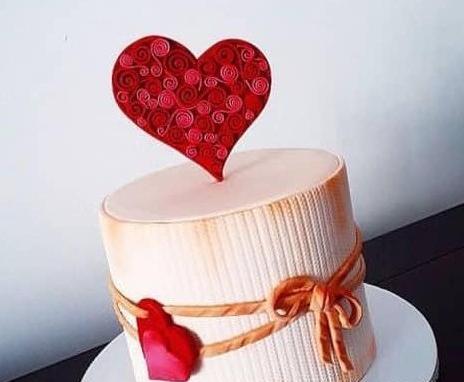 عکس کیک عاشقانه