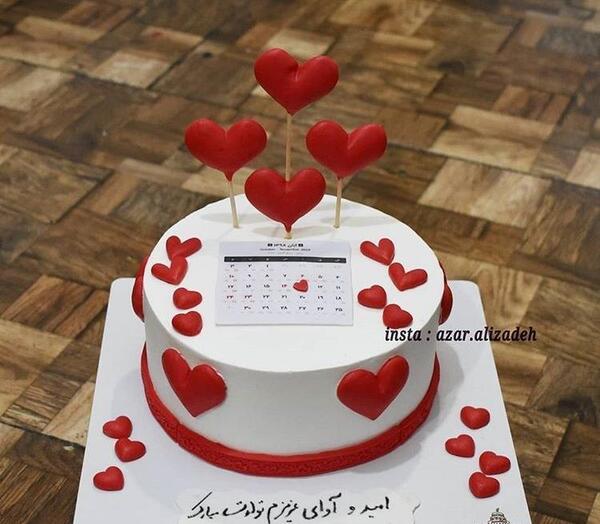 عکس کیک عاشقانه