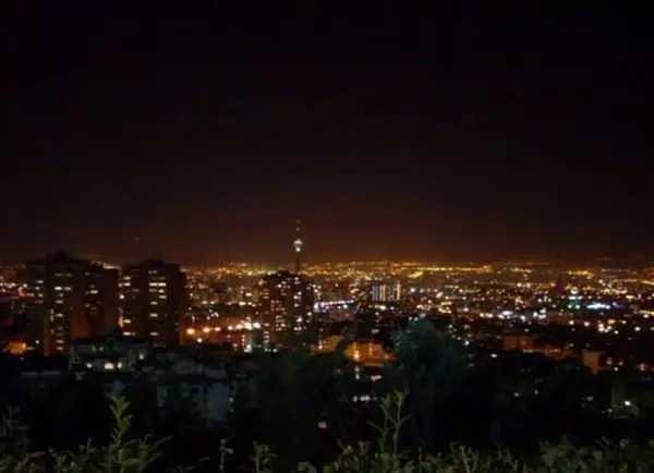 عکس شب پارک