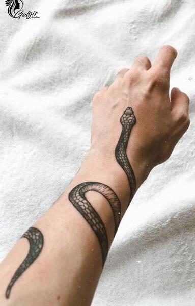 عکس تاتو روی دست پسرانه خفن