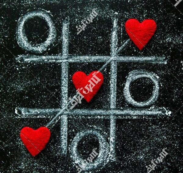 عکس نوشته قلب سیاه من