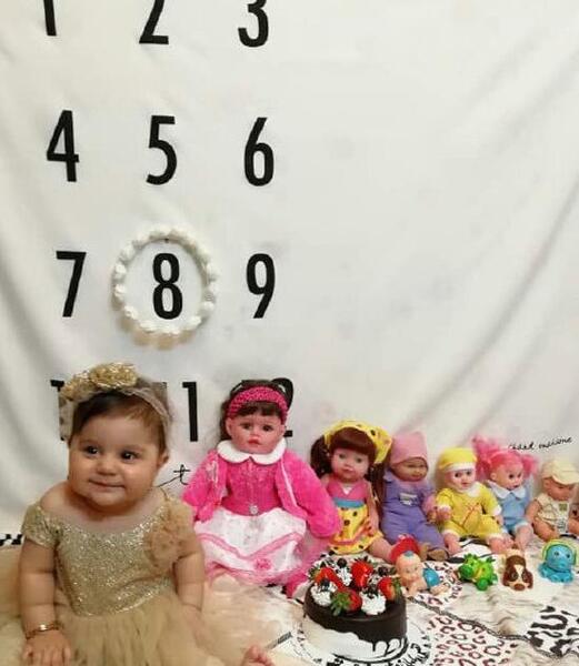 عکس های ماهگرد نوزاد دختر