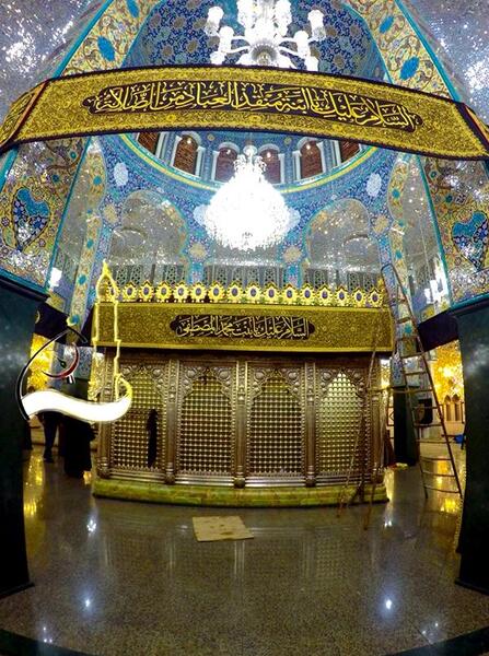 عکس ضریح حضرت زینب