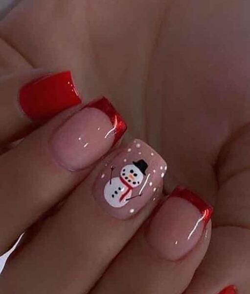 عکس طرح ناخن زمستانه