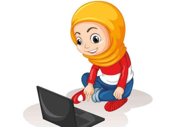 عکس های دختر با حجاب کارتونی