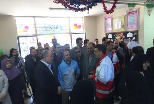 عکس زلزله مدرسه