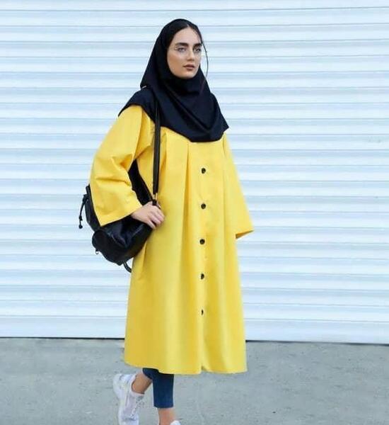 عکس مدل مانتو سال ۱۴۰۰ بلند