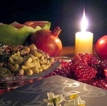 عکس از سفره ی یلدا