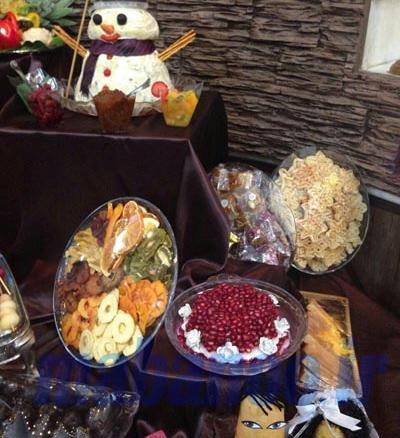 عکس از سفره ی یلدا