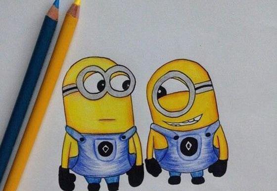 عکس ایده نقاشی فانتزی دخترانه ساده
