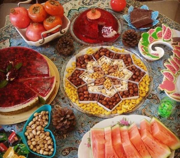 عکس های سفره شب یلدا