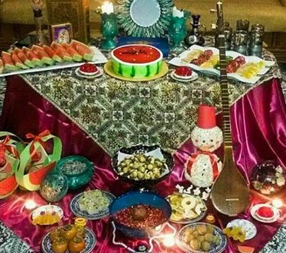 عکس های سفره شب یلدا