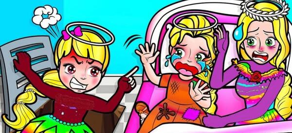 عکس لیدی باگ بنفش
