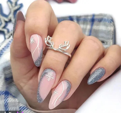 عکس ژلیش ناخن طبیعی بچه گانه