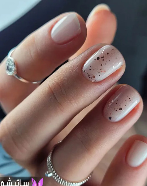 عکس ژلیش ناخن طبیعی بچه گانه