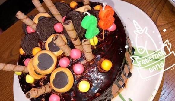 عکس های تزیین کیک تولد خانگی