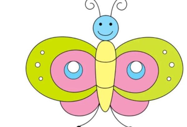 عکس پروانه نقاشی