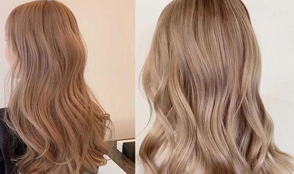 عکس رنگ مو قهوه ای