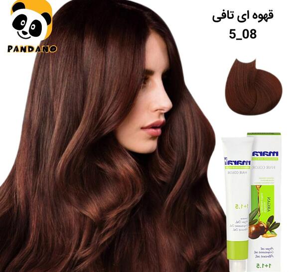 عکس رنگ مو قهوه ای