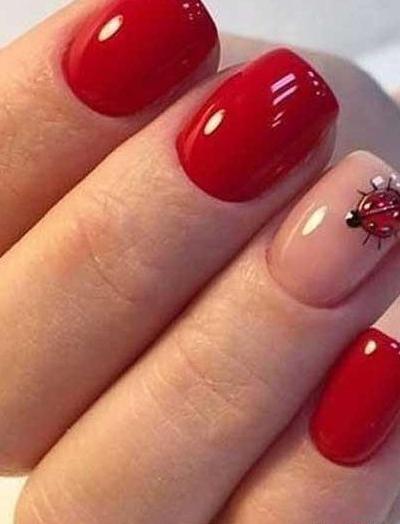 عکس مدل ناخن ژلیش قرمز