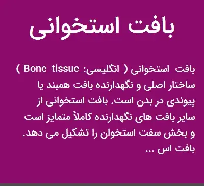 عکس بافت استخوانی