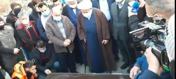 عکس علی انصاریان با شیخ حسین انصاریان